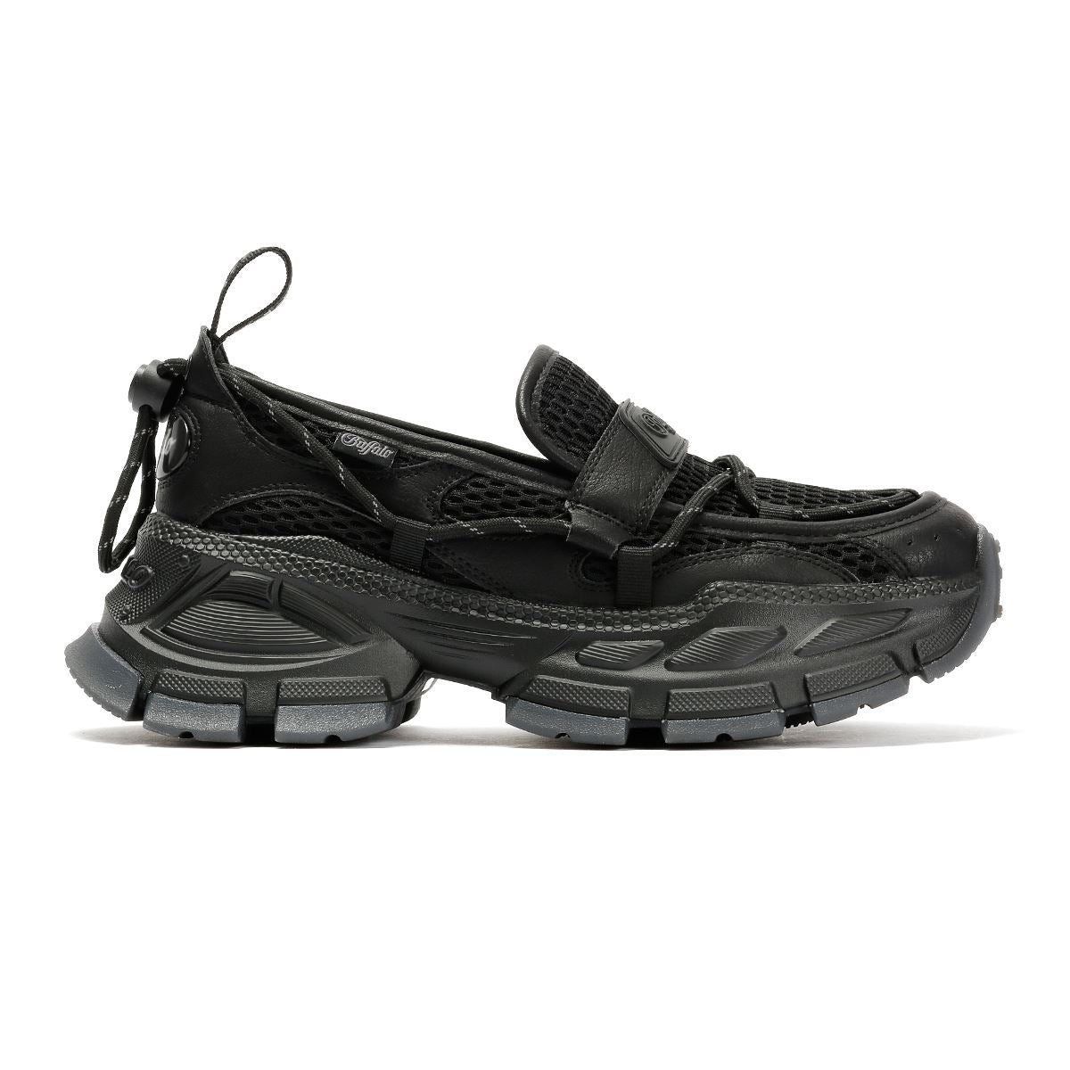 Buffalo Saturn TEC Women's Black Loafers