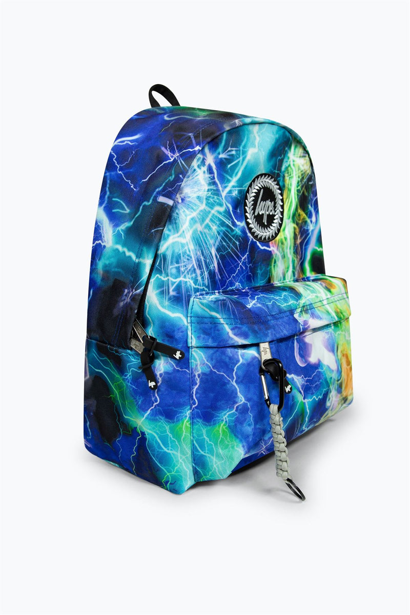 Hype Iconic Boy's Multicoloured Lightning Storm Backpack
