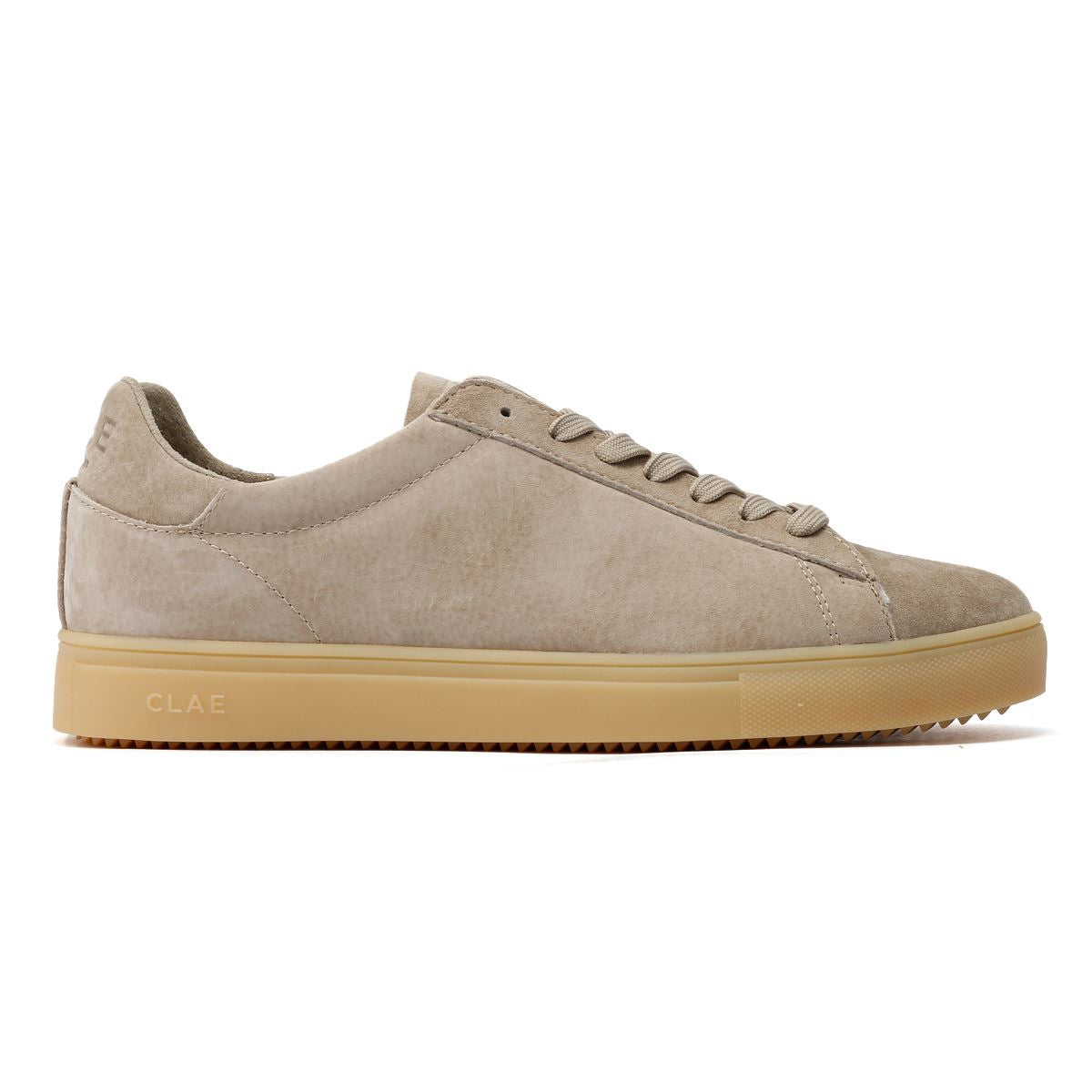 Clae Bradley Suede Men's Cashmere/Natural Gum Trainers
