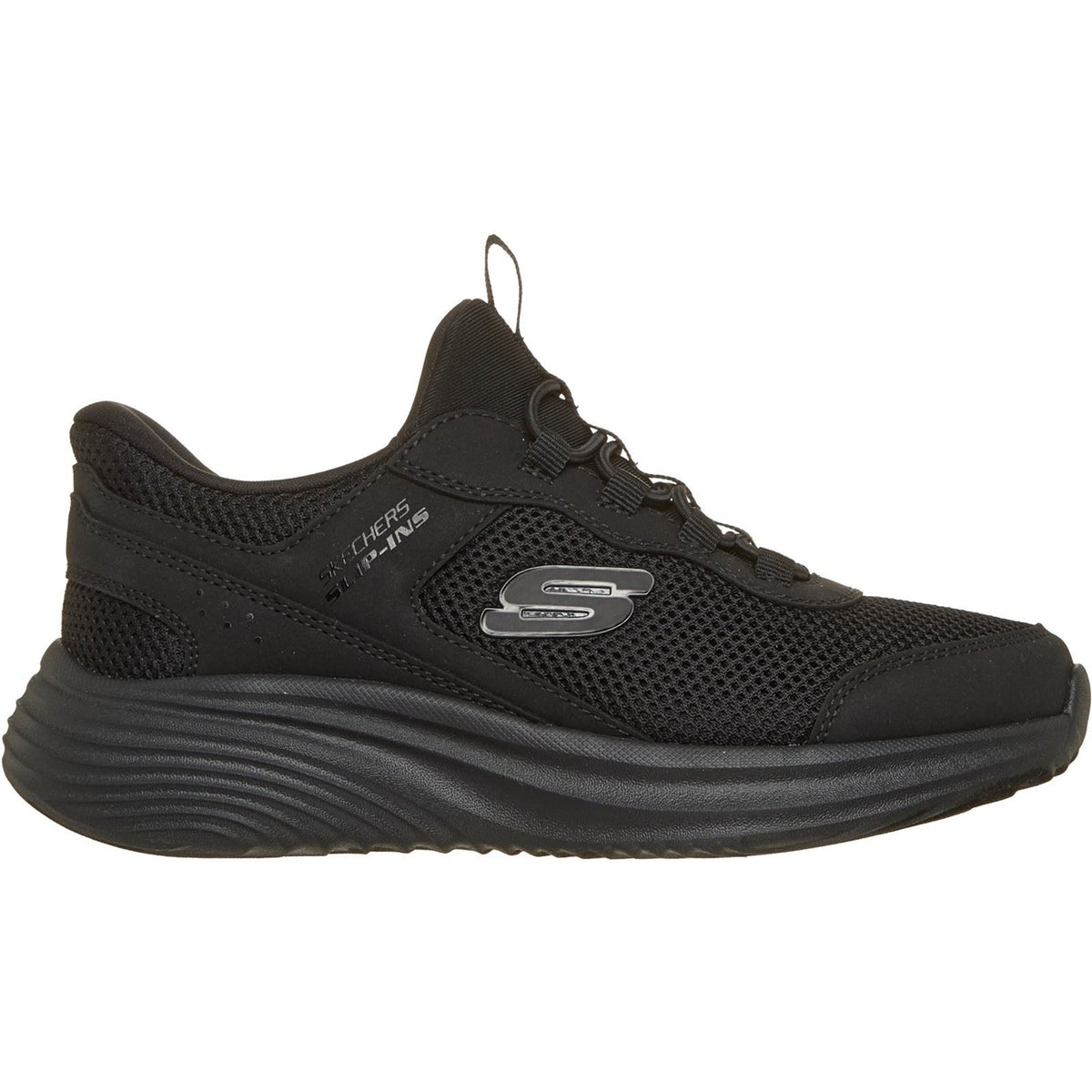 Skechers Bounder Pro Polyurethane Kids Black Trainers