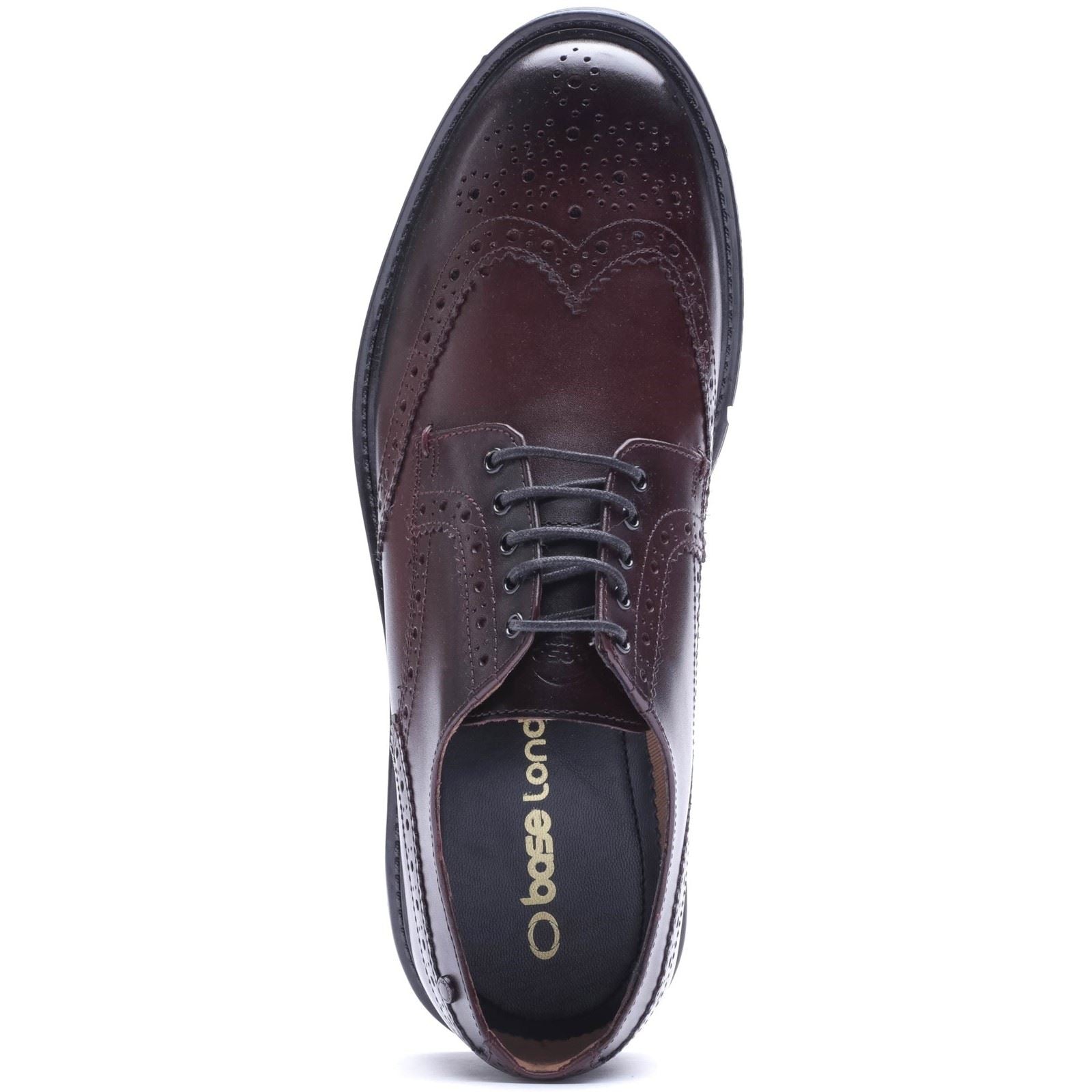 Base London Tanner Leather Men's BORDO Brogues Shoes