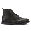 H By Hudson Carlo Leather Men's Black Boot