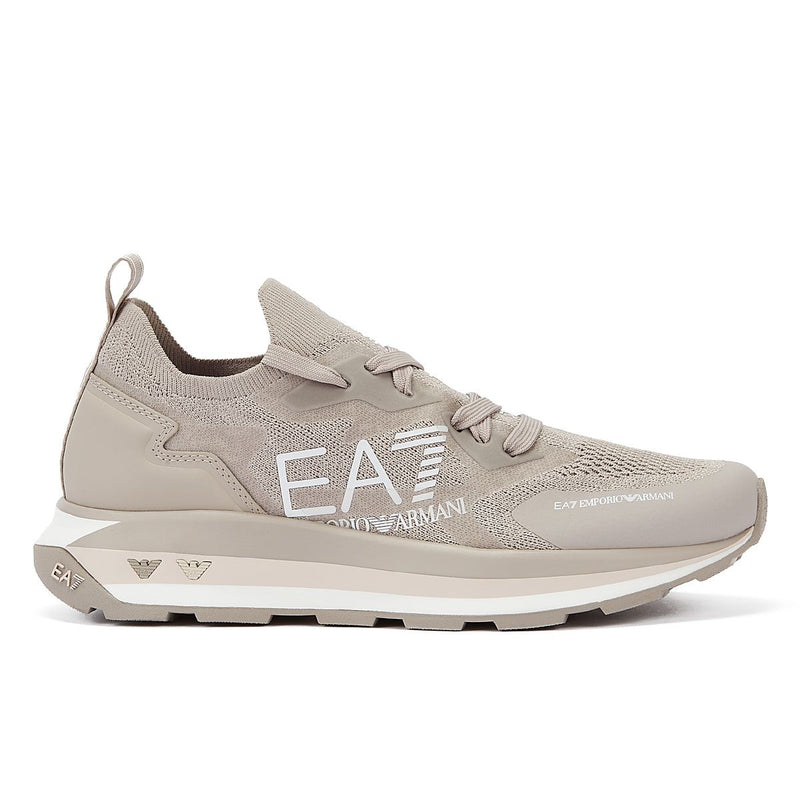 grey armani trainers