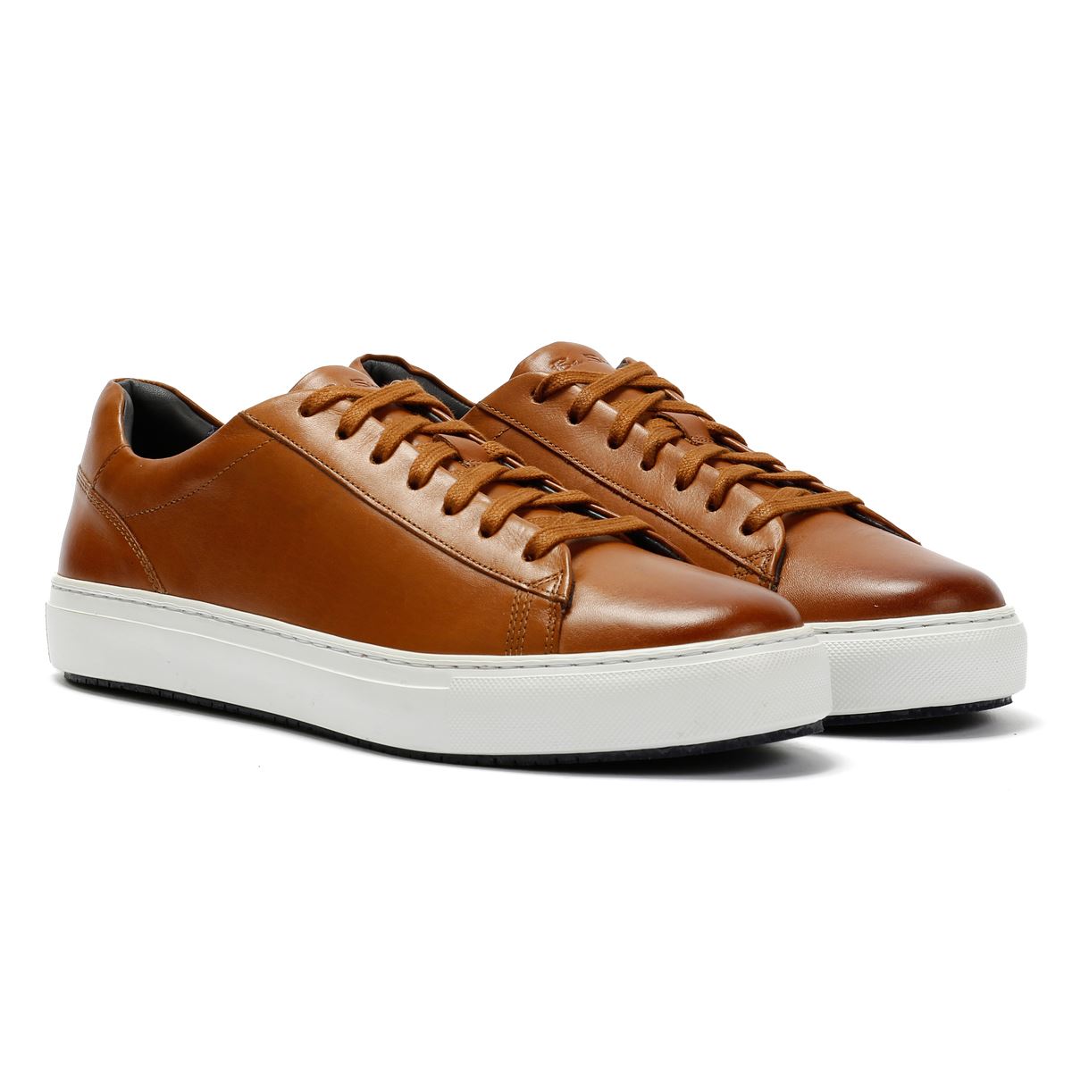 Ben Sherman Ace Cupsole Leather Men's Tan Trainers