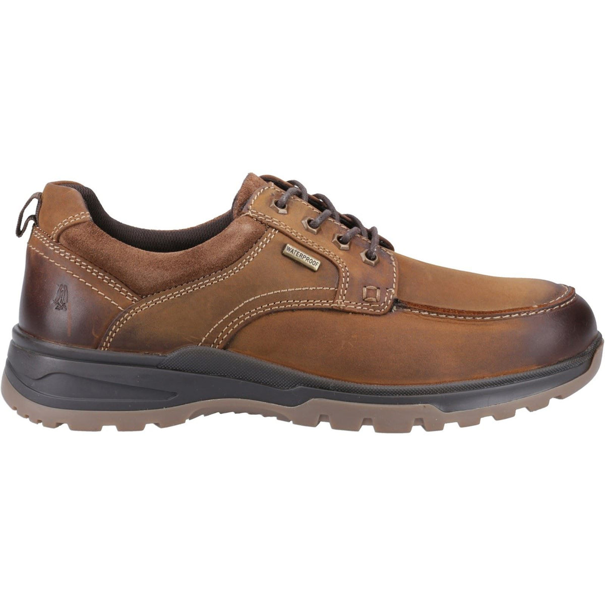Hush Puppies Percy Leather Men's Tan Lace-Up Shoes