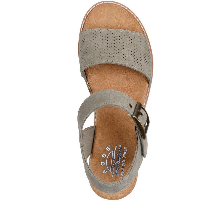 Skechers Desert Kiss Serendipitous Synthetic Women's Olive Sandals