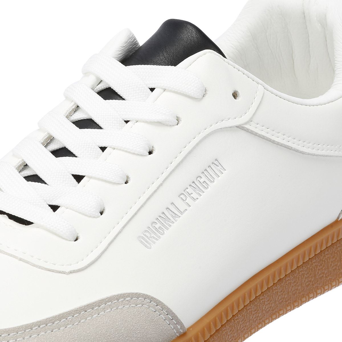Penguin Salsa Men's White / Gum Trainers