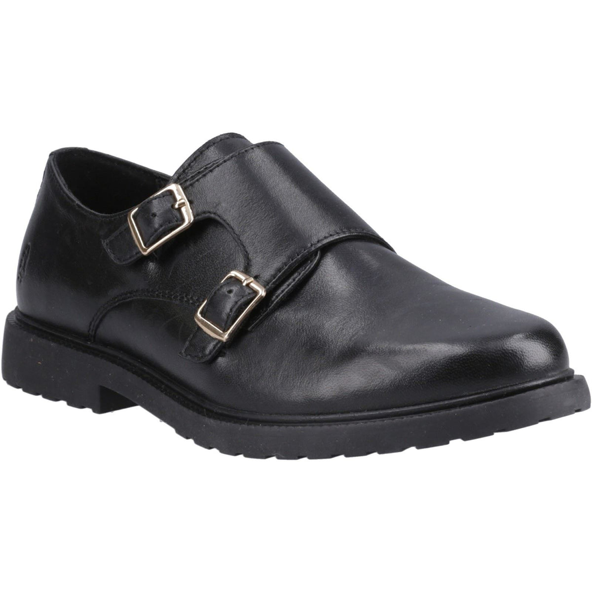 Hush Puppies Verity Leather Women's Black Shoes