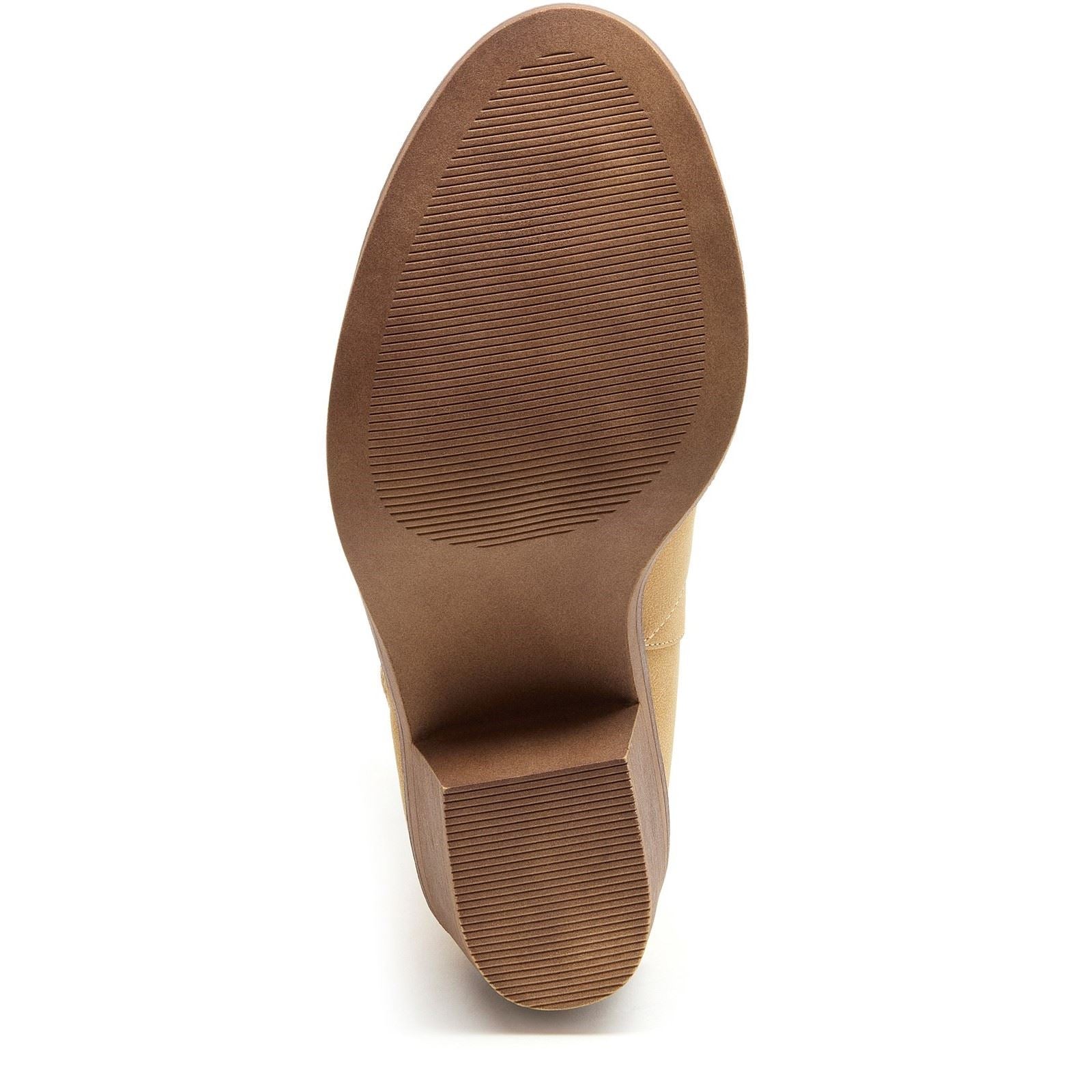 Rocket Dog Yonder Polyurethane Women's Camel Heeled Ankle Boots