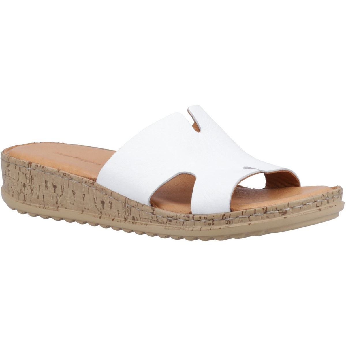 Hush Puppies Eloise Leather Women's White Sandals