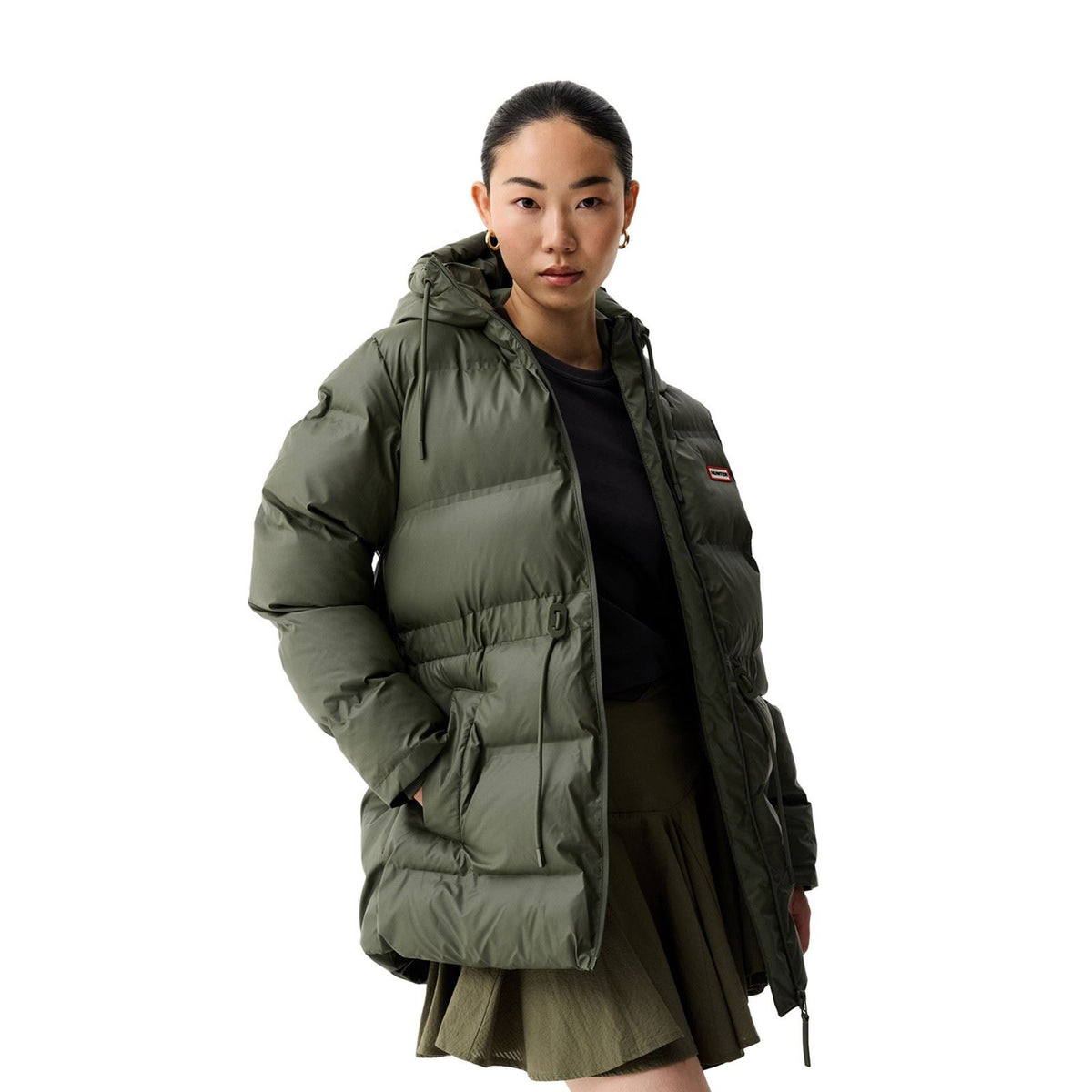 Hunter Lemhi Women's Green Puffer Jacket