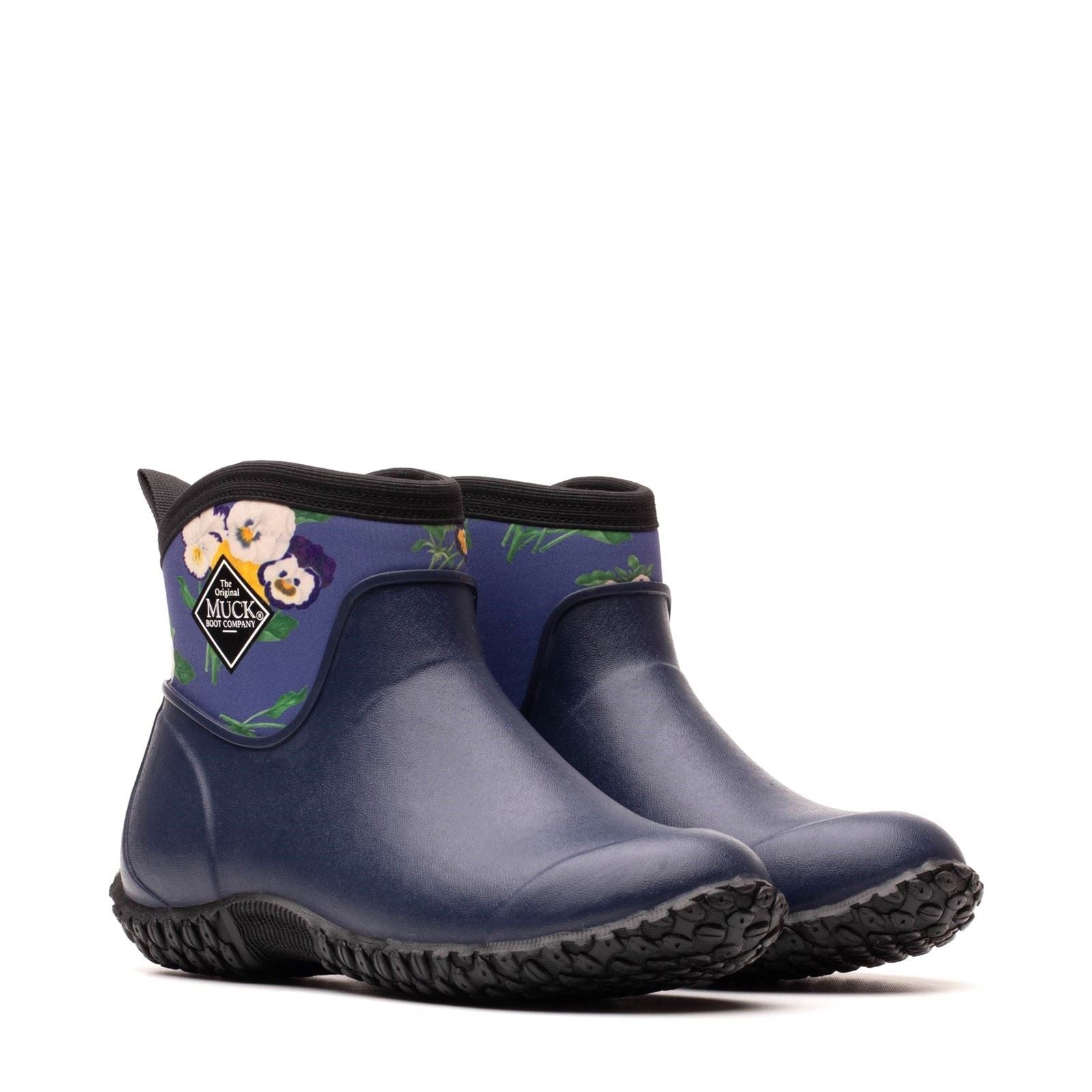 Muck Boots Muckster II Ankle Rubber Women's Navy Wellington Boots