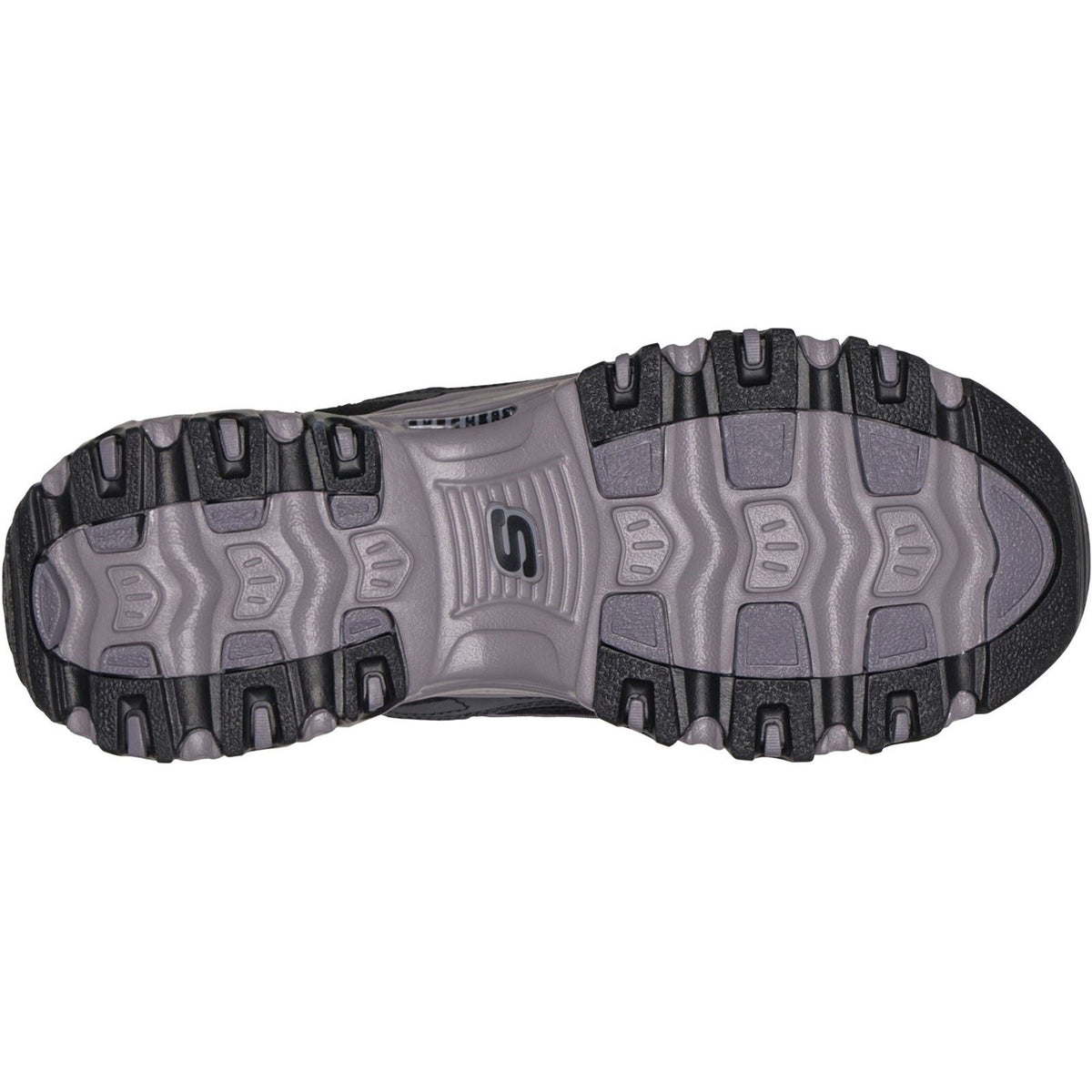 Skechers D'Lites Modern Classic Leather Women's Black/Charcoal Trainers