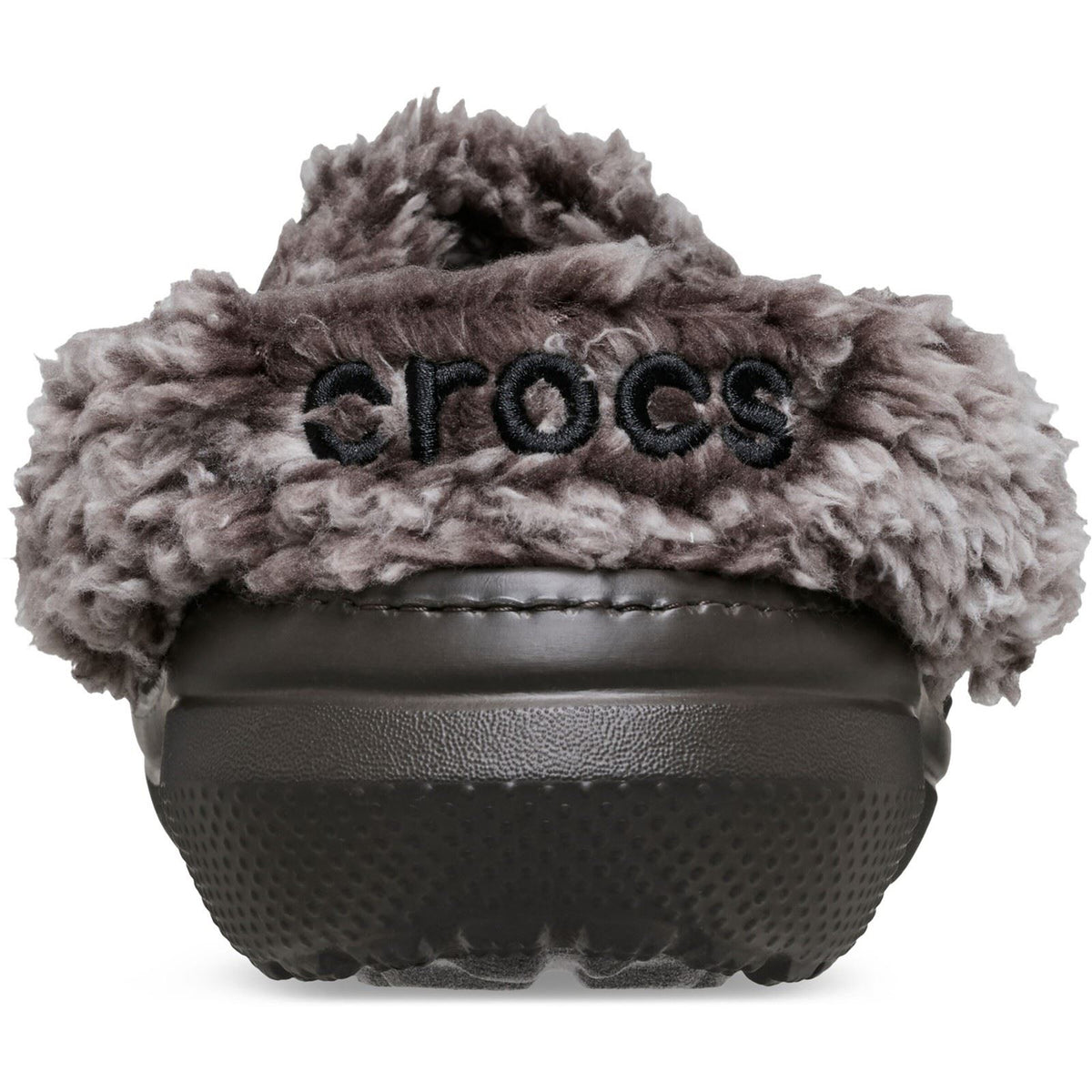 Crocs Classic Fleece Lined Polyester Blend Men's Dark Cocoa Clogs