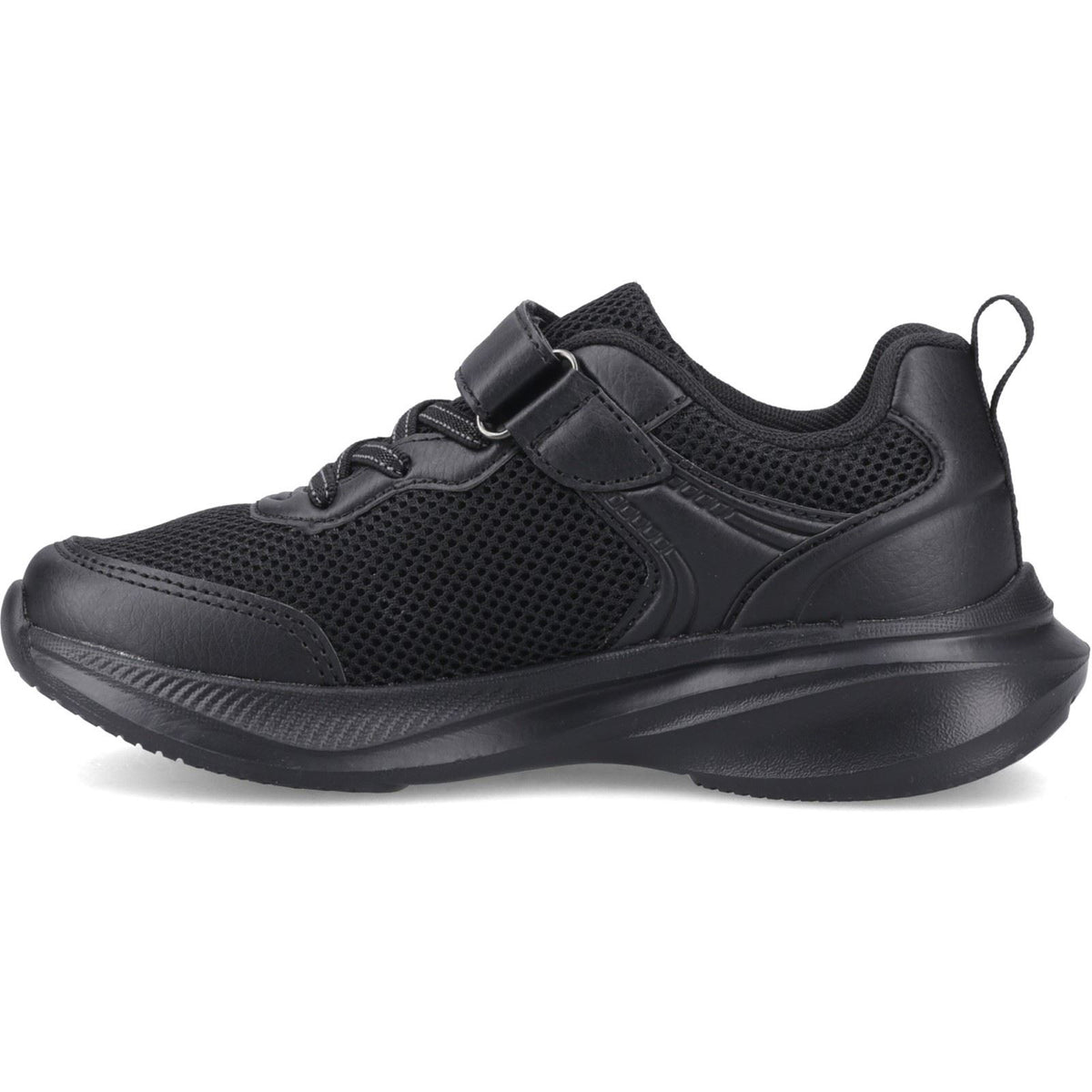 Hush Puppies Marty Trainer Textile Black Trainers