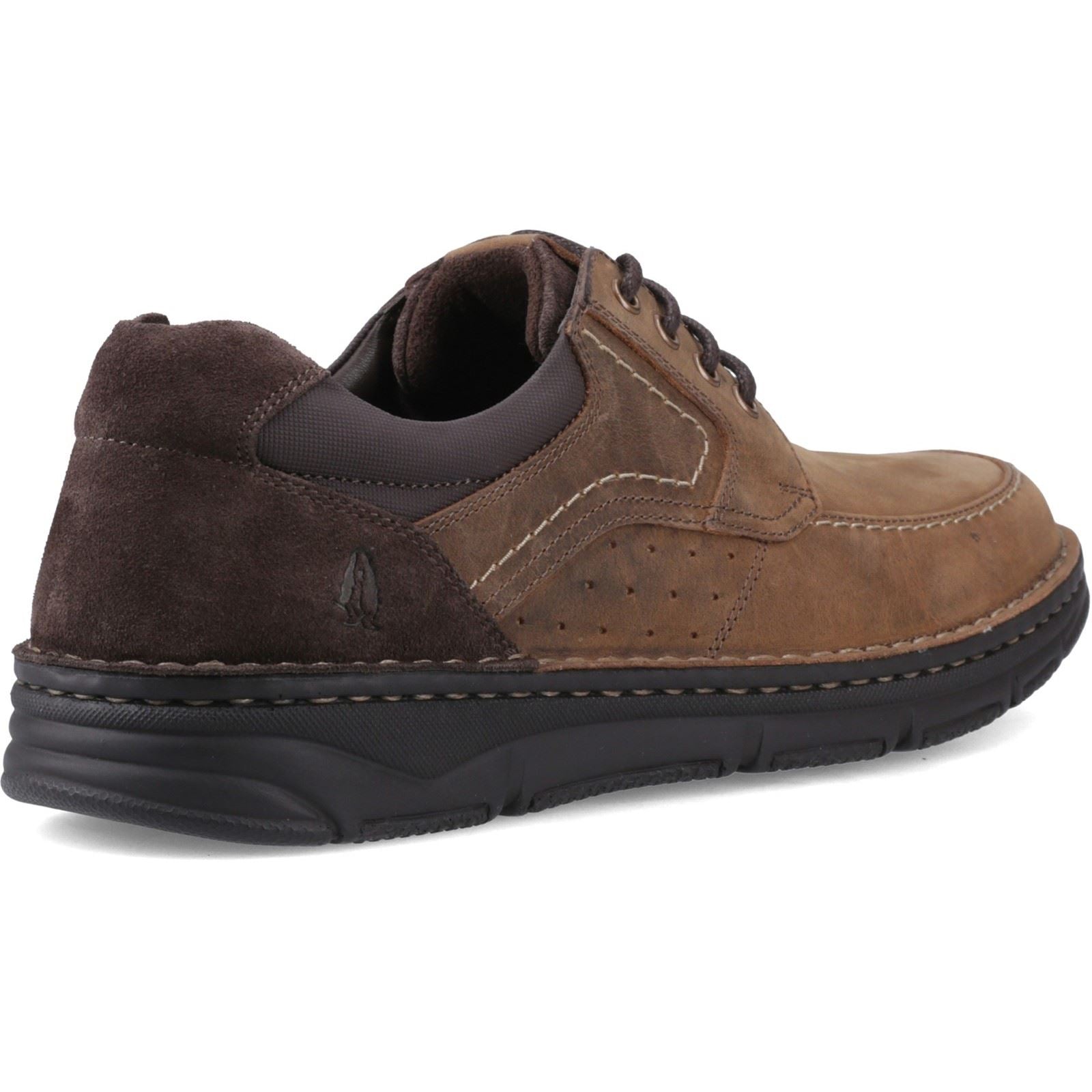 Hush Puppies Franklin Lace Up Shoe Leather Men's Tan Loafers