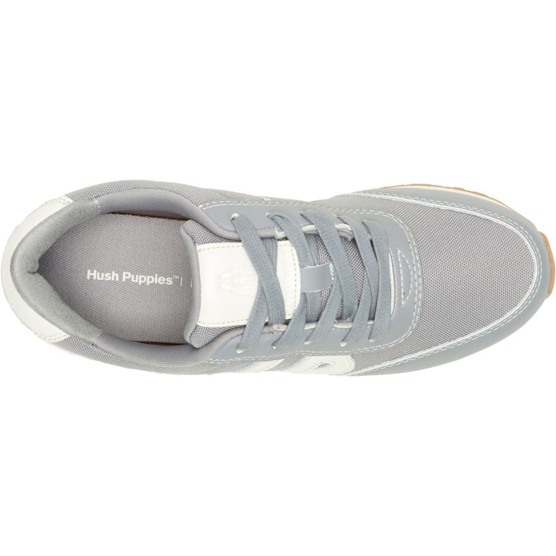 Hush Puppies Seventy8 Leather Women's Grey Trainers