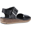 Hush Puppies Ellie Leather Women's Black Sandals