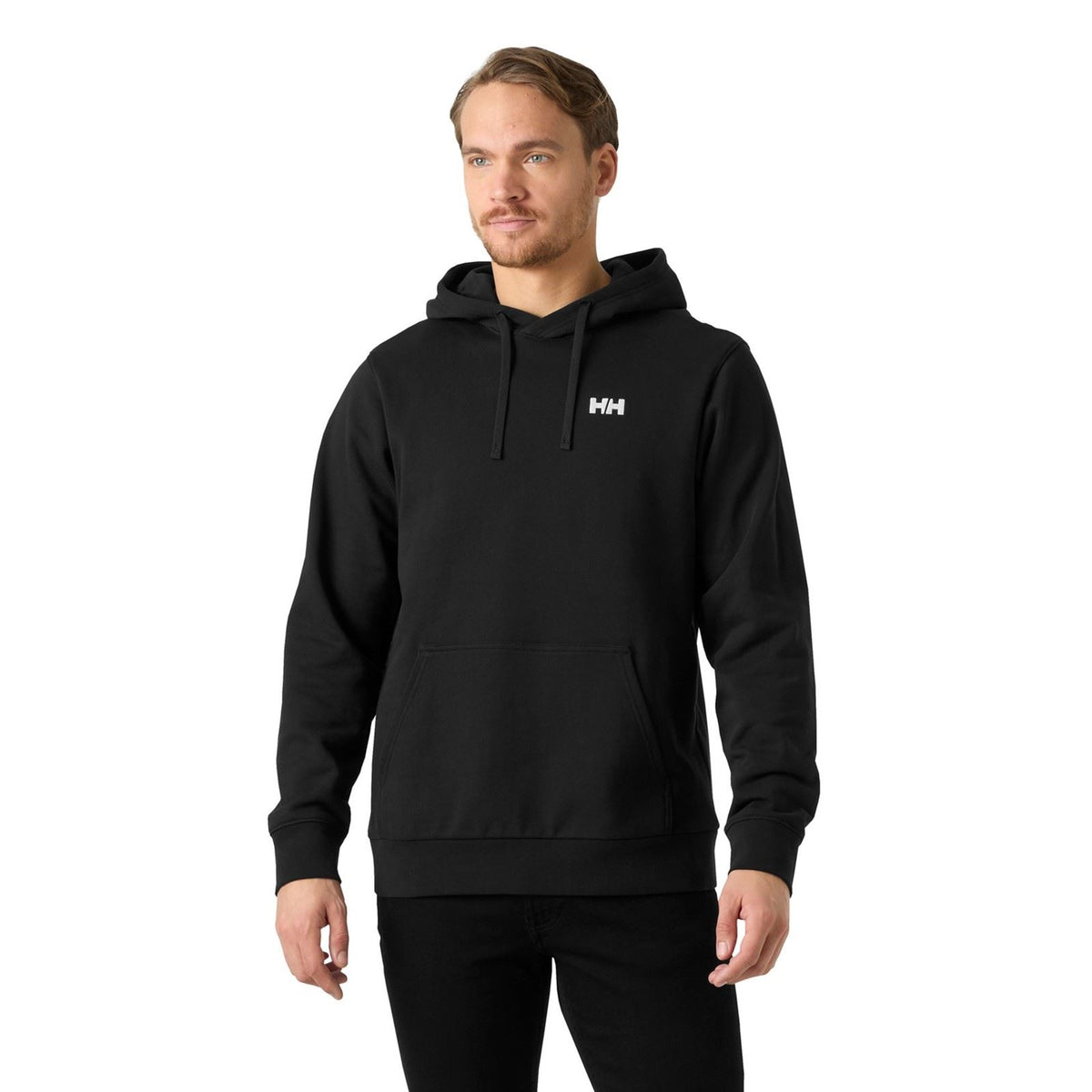 Helly Hansen Sport Staple Hoodie Cotton Men's Black Hooded Sweatshirt