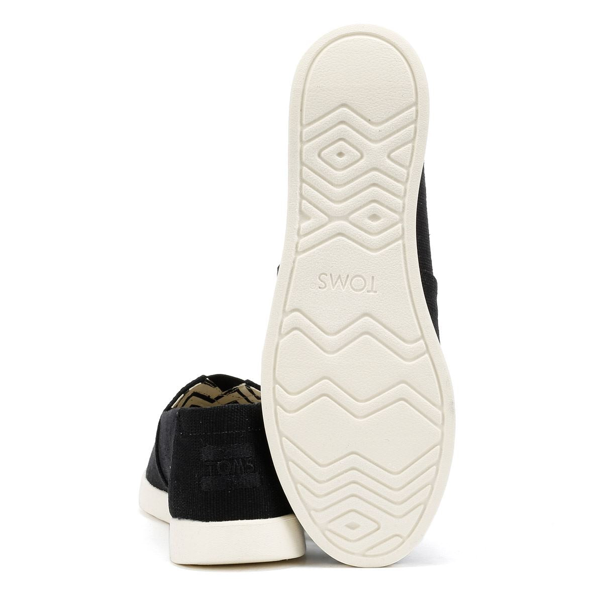 TOMS Alpargata Plus Heritage Canvas Women's Black Espadrilles
