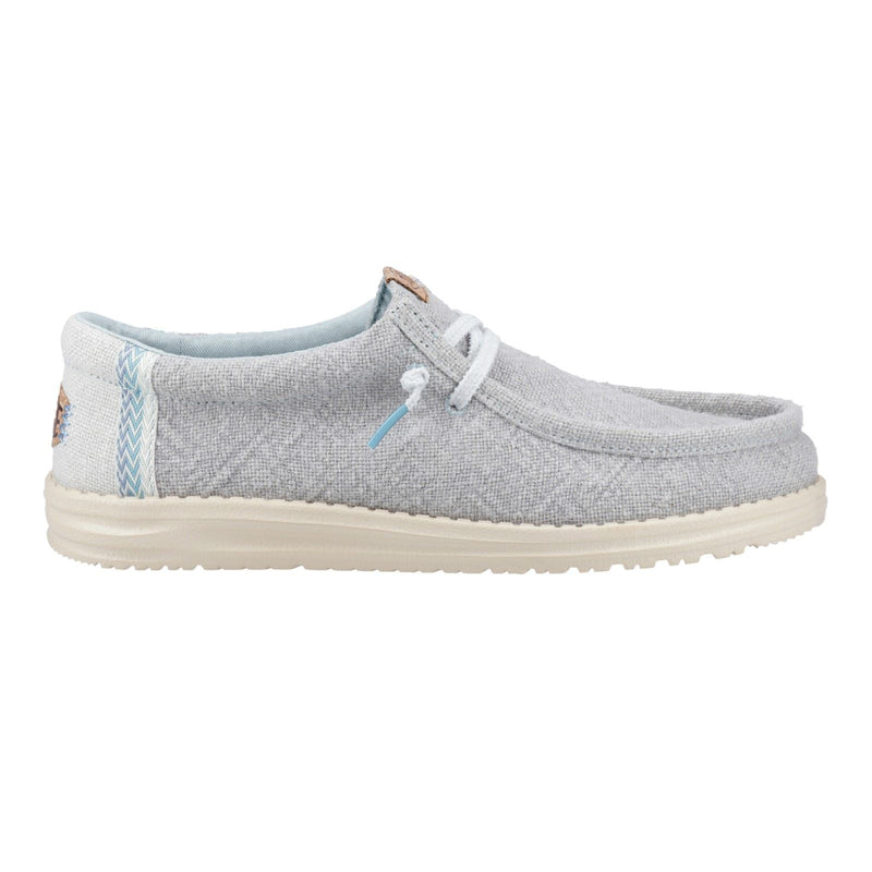 HEYDUDE Wally Jute Jute Men's Cloud Blue/Dawn Blue Moccasins Shoes