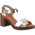 Hush Puppies Georgia Leather Women's Gold Sandals