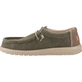 HEYDUDE Wally Workwear Synthetic Blend Men's Dusky Green/Irish Cream Moccasins Shoes