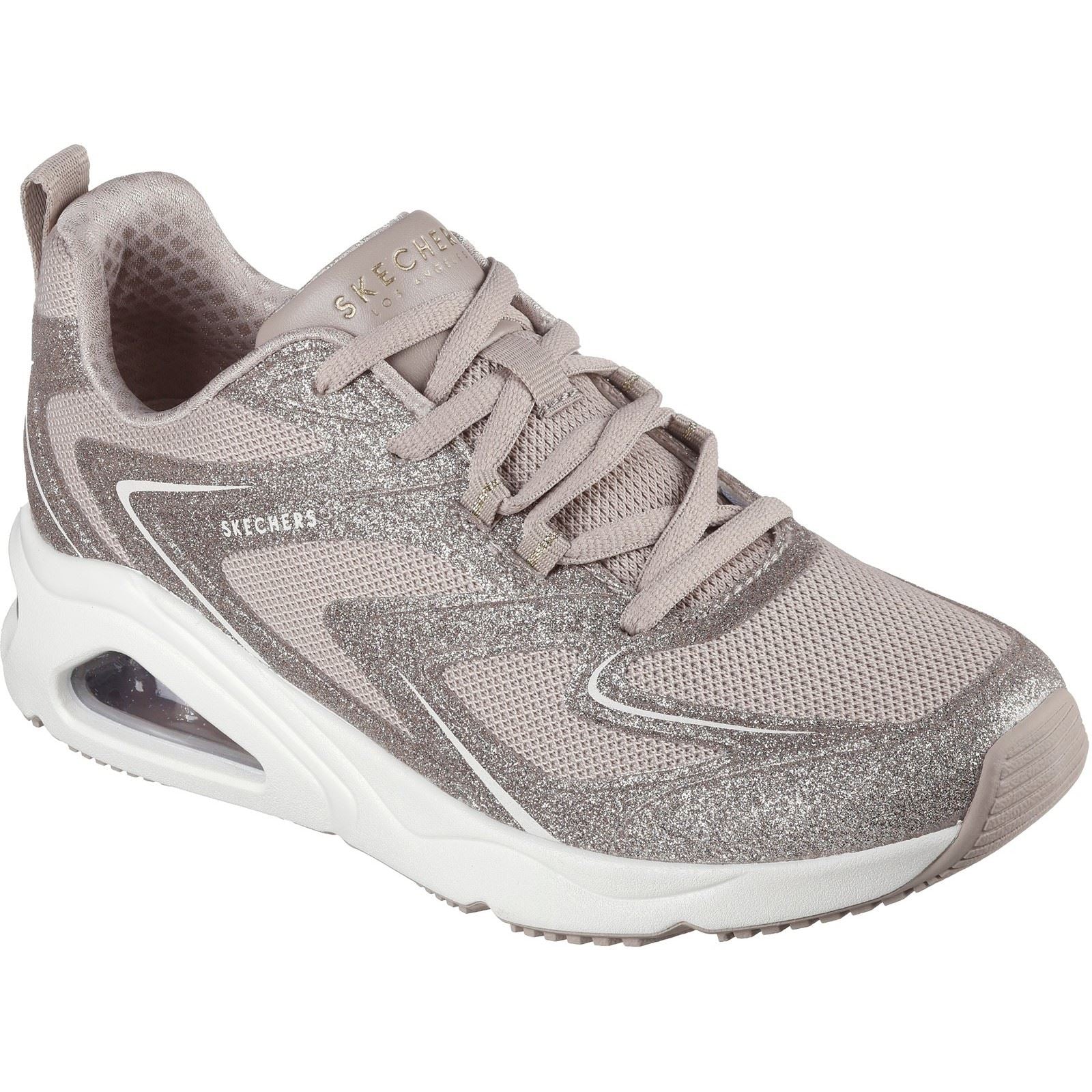 Skechers Tres-Air Uno Glit-Airy Women's Taupe Trainers
