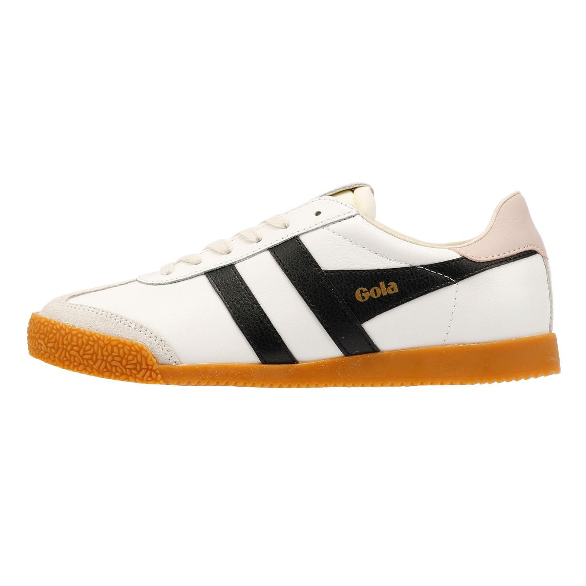 Gola Elan Leather Women's White/Black/Chalk Pink Trainers