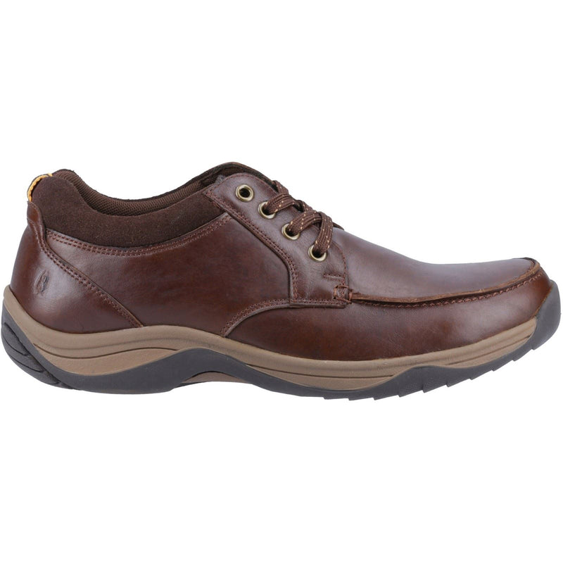 Hush Puppies Derek Leather Men's Coffee Lace-Up Shoes