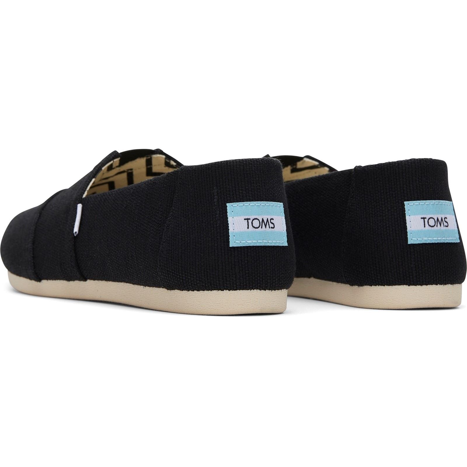 TOMS Alpargata Classic Cotton Women's Black Espadrilles