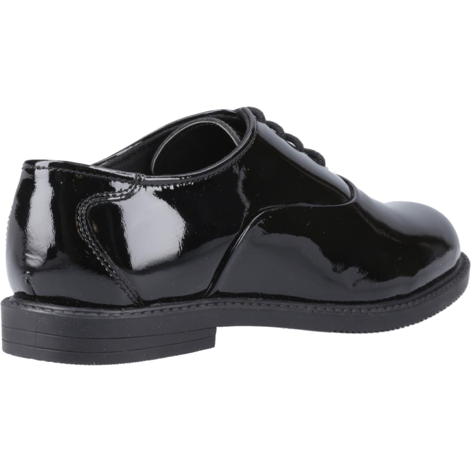 Hush Puppies Nellie Patent Leather Youth Girl's Black Oxford Shoes