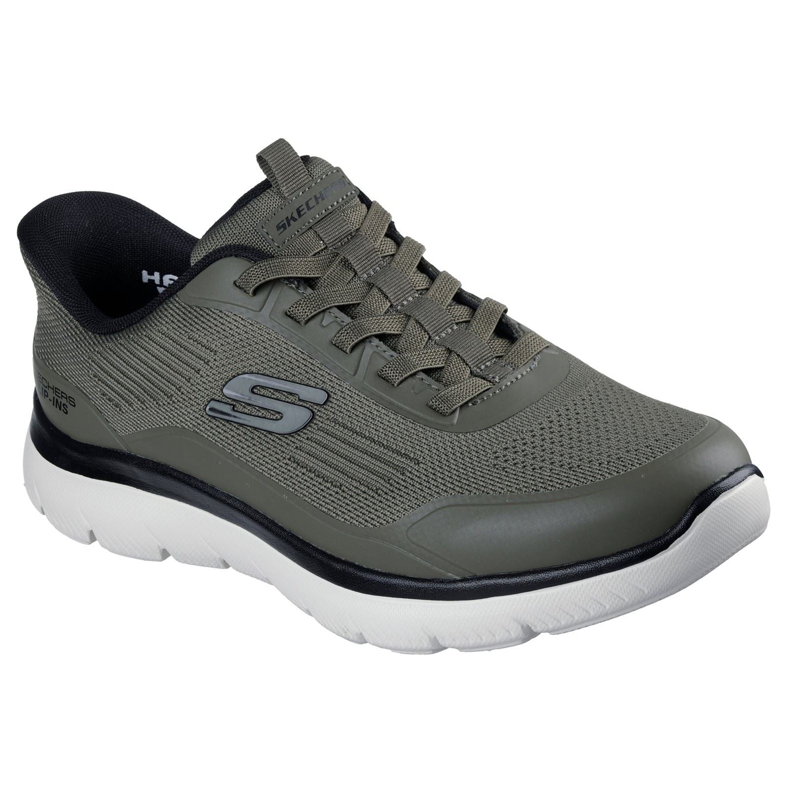 Skechers Summits Leyter Textile Men's Olive/Black Trainers