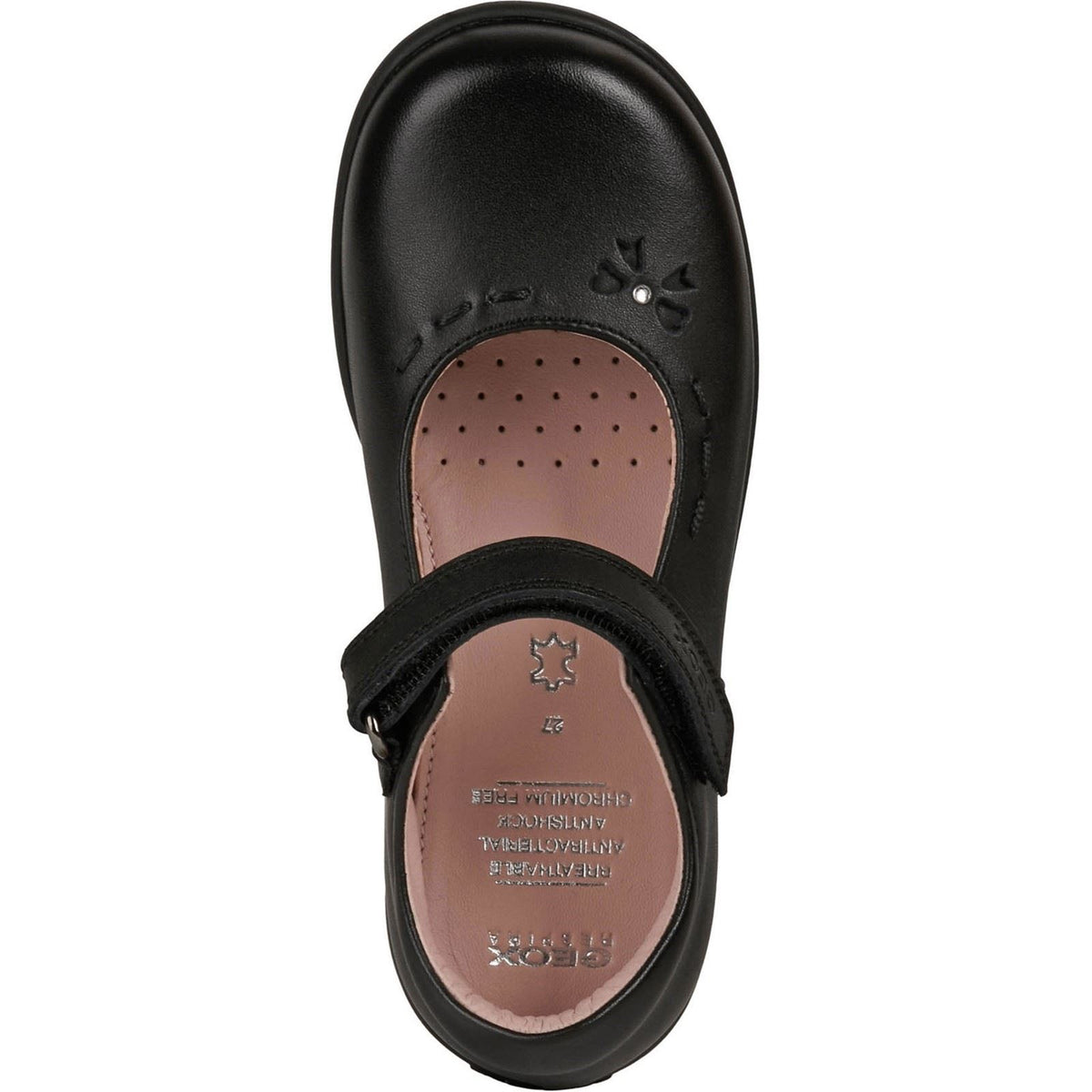 Geox Naimara Leather Black Shoes