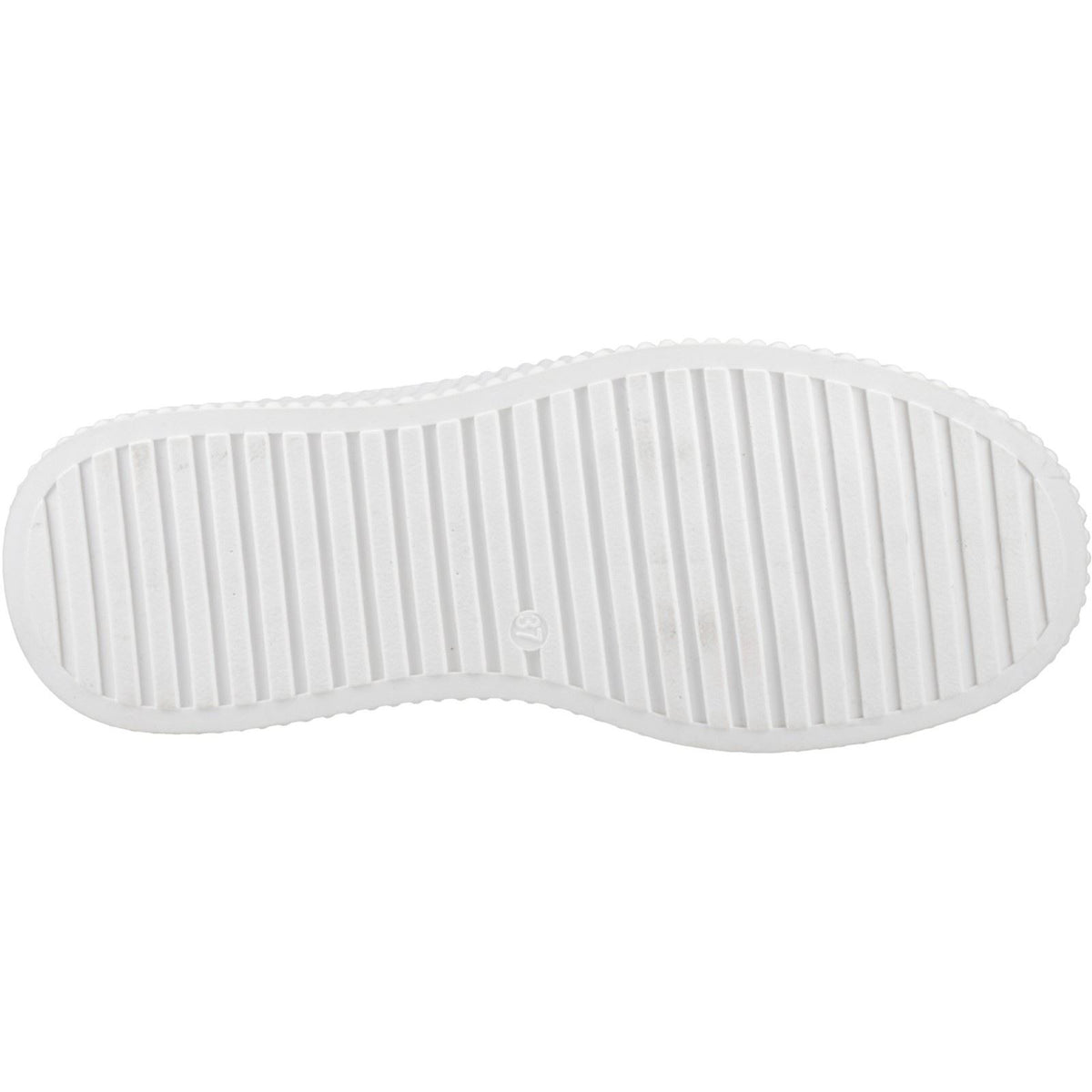 Hush Puppies Harlow Leather Women's Silver Trainers