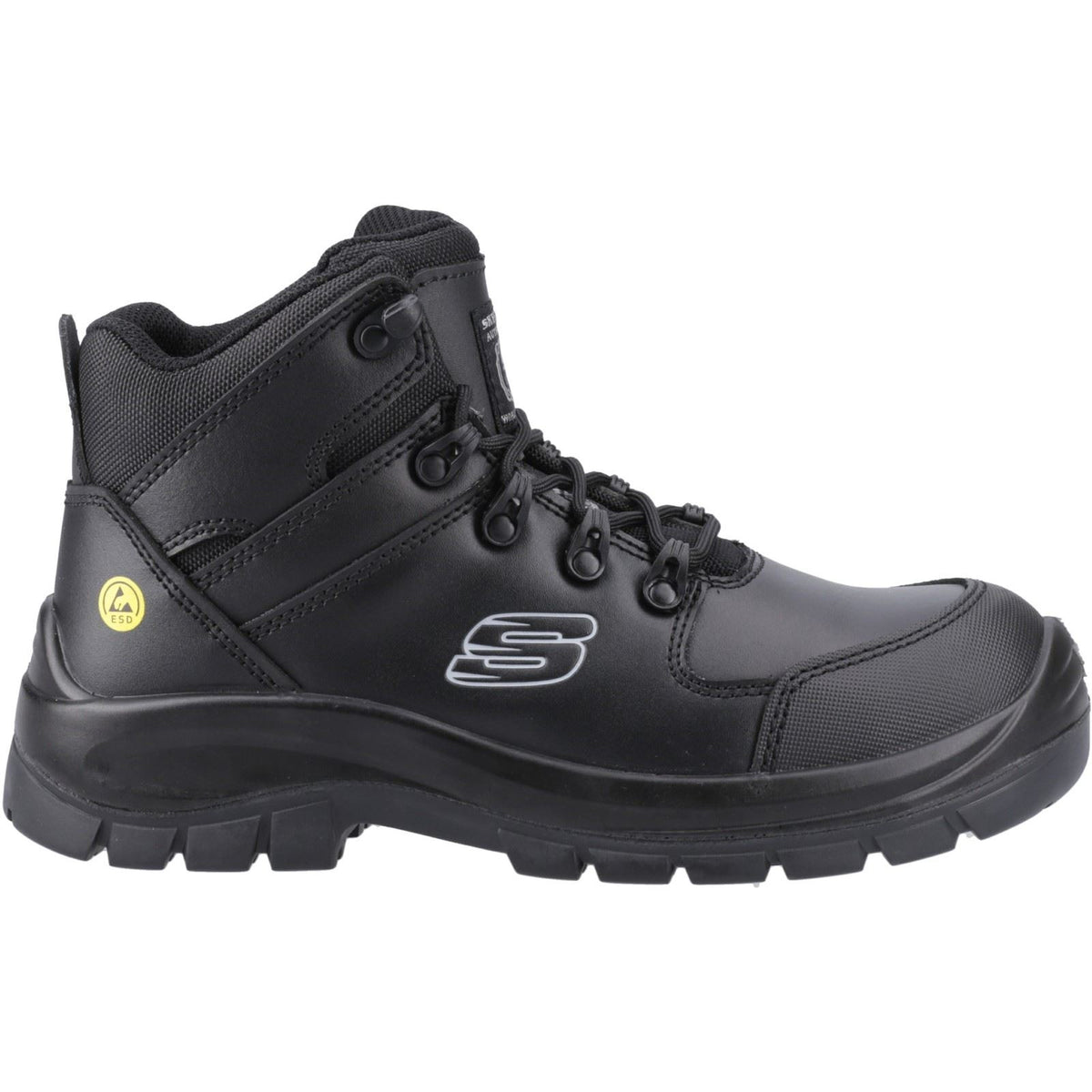 Skechers Workwear Trophus Kilram Leather Men's Black Safety Boots