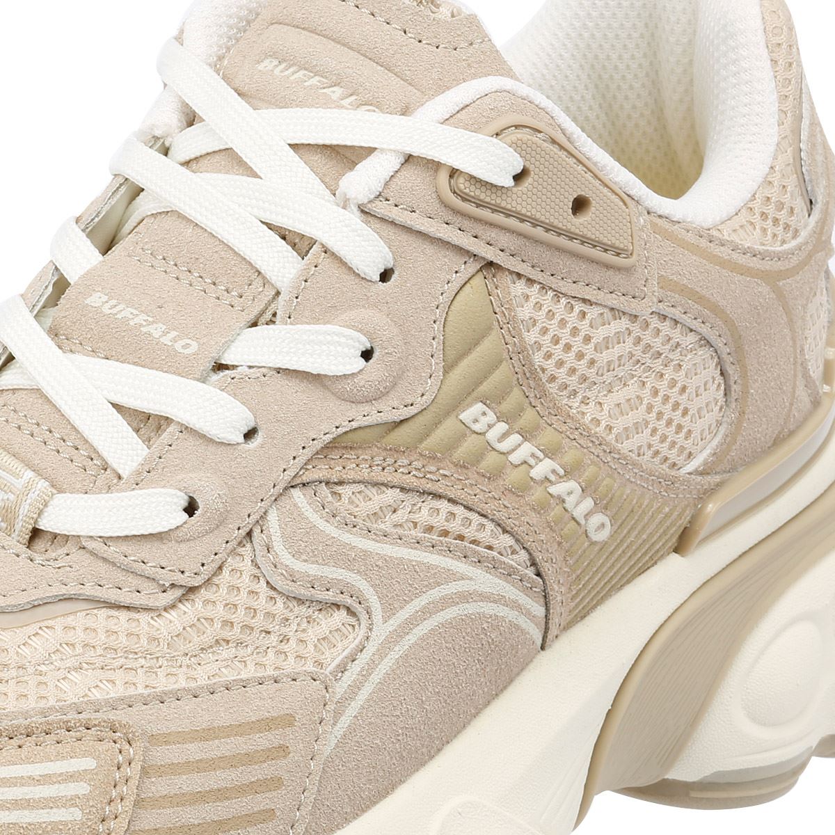 Buffalo Truck Women's Cream/Beige Trainers