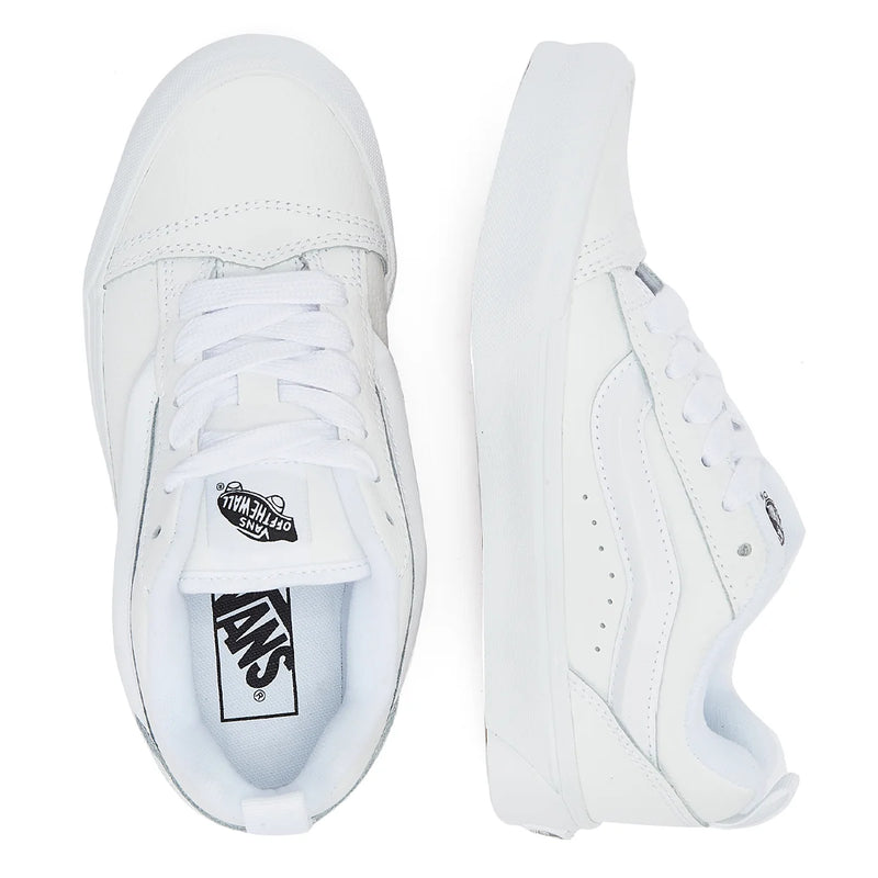 Vans Knu Skool Leather True Women s White Trainers Tower London