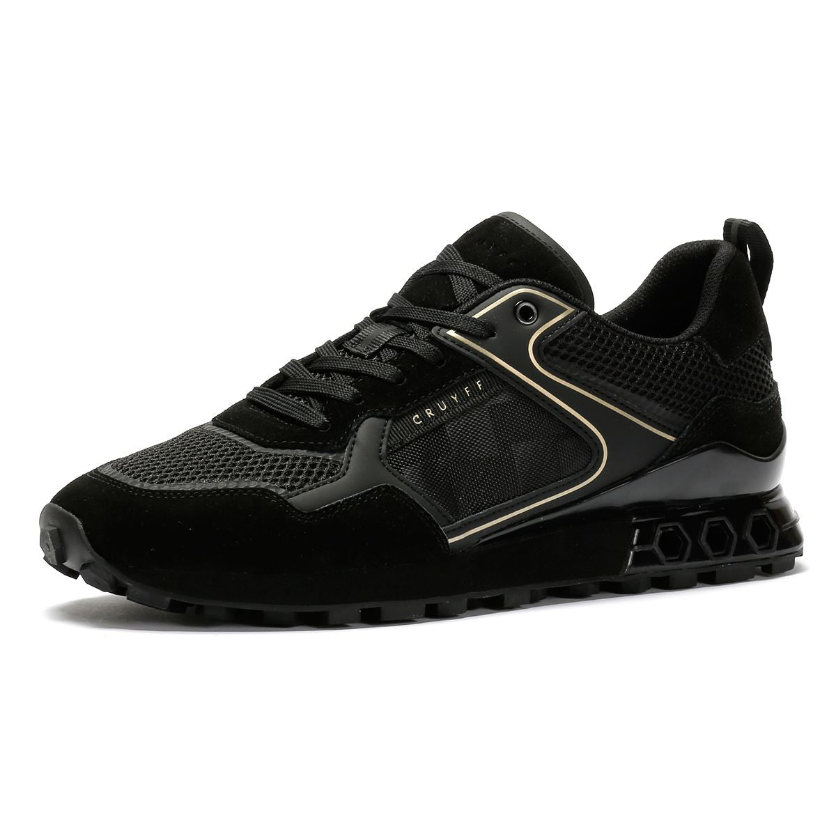 Cruyff Fuori Men's Black/Gold Trainers