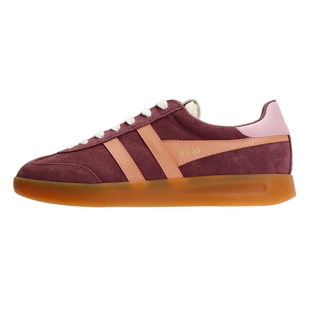 Gola Cyclone Suede Women's Windsor Wine/Terracotta/Candy Trainers