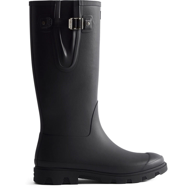 Hunter Downpour Adjustable Boot Rubber Women's Black Wellington Boots