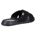 HEYDUDE Christi Slide Distressed Synthetic Women's Black Sandals