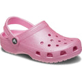 Crocs Classic Glitter Synthetic Pink Tweed Glitter Clogs