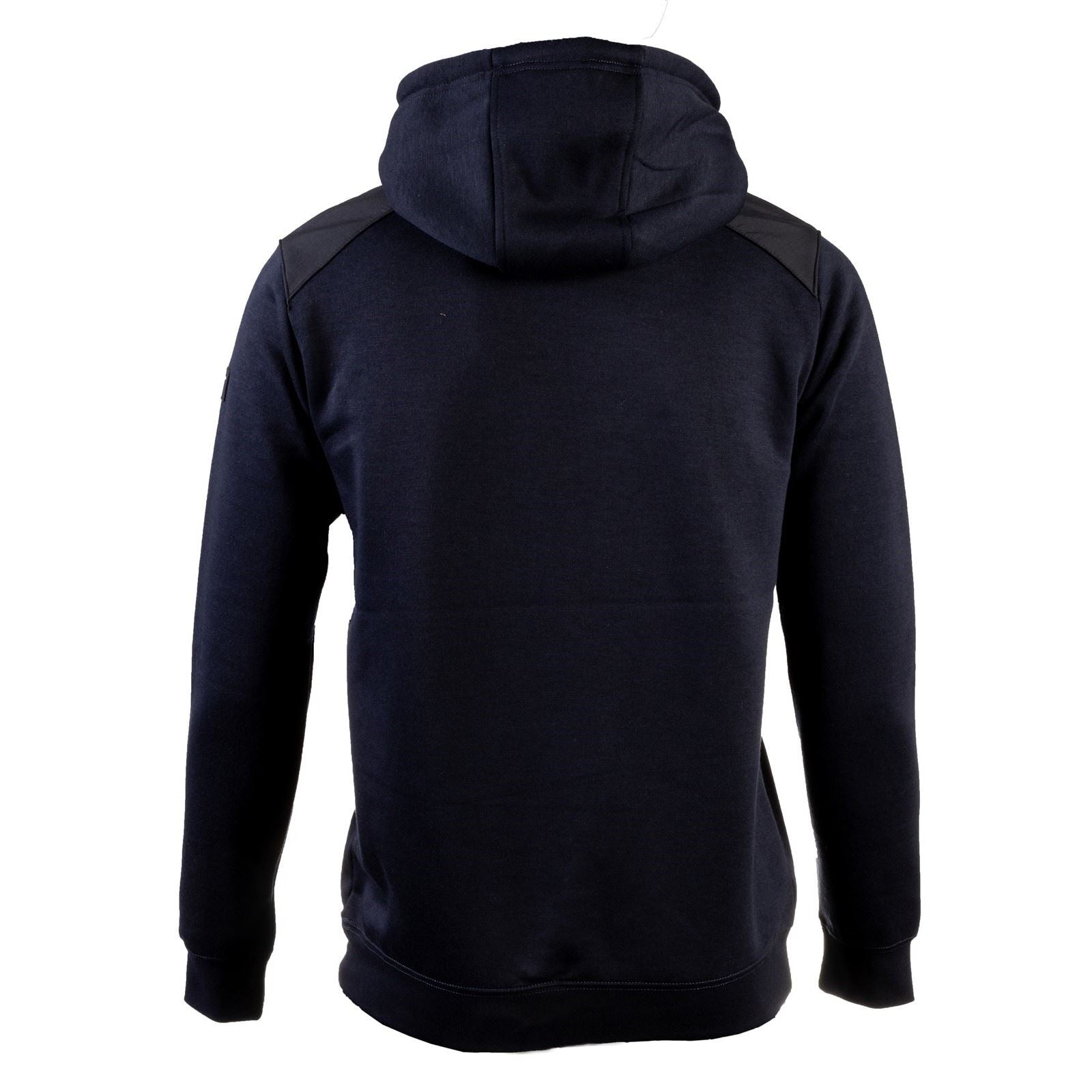 Caterpillar Essentials Synthetic Men's Blue Hooded Sweatshirt