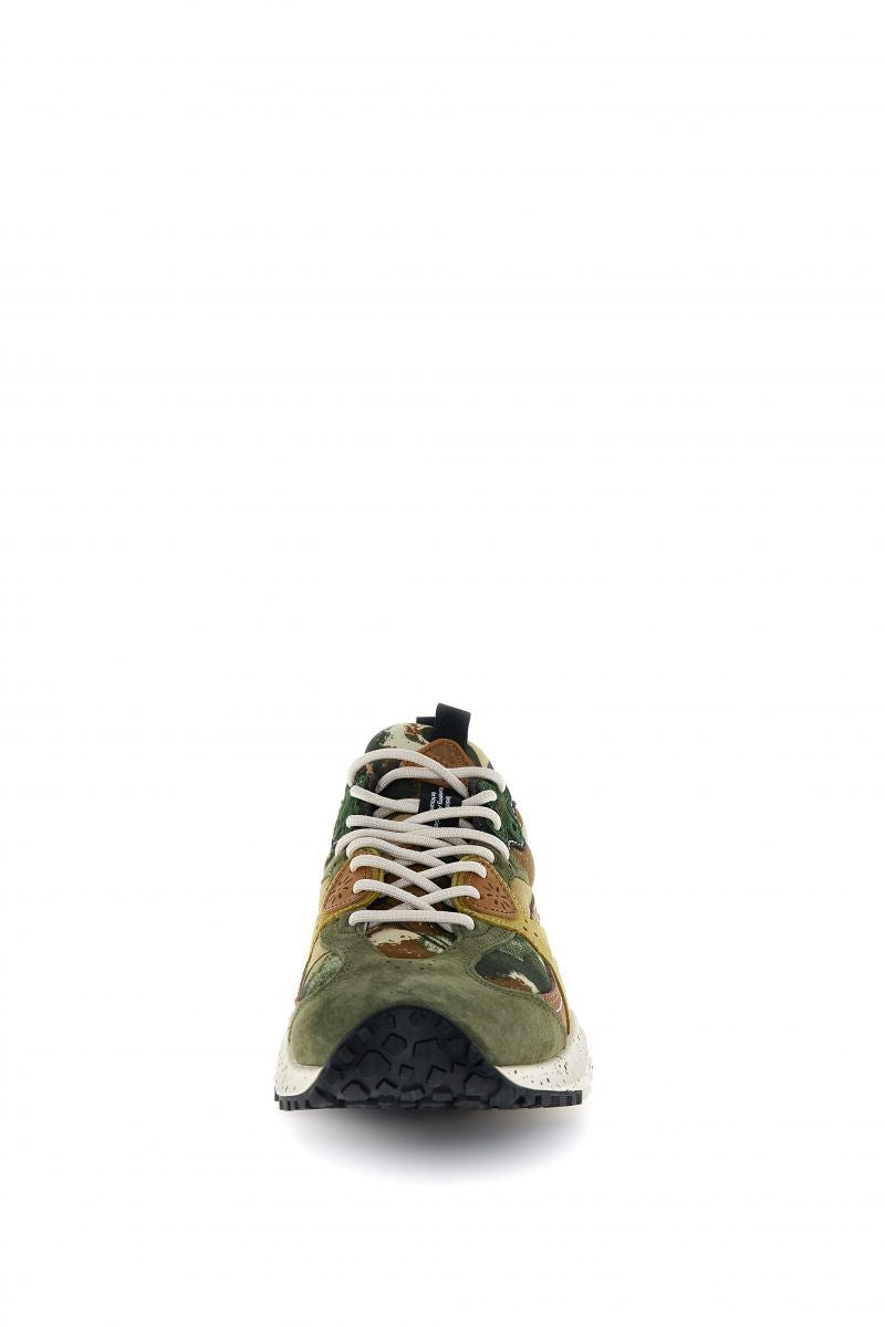 Flower Mountain Wave Suede Men's Camouflage Trainers