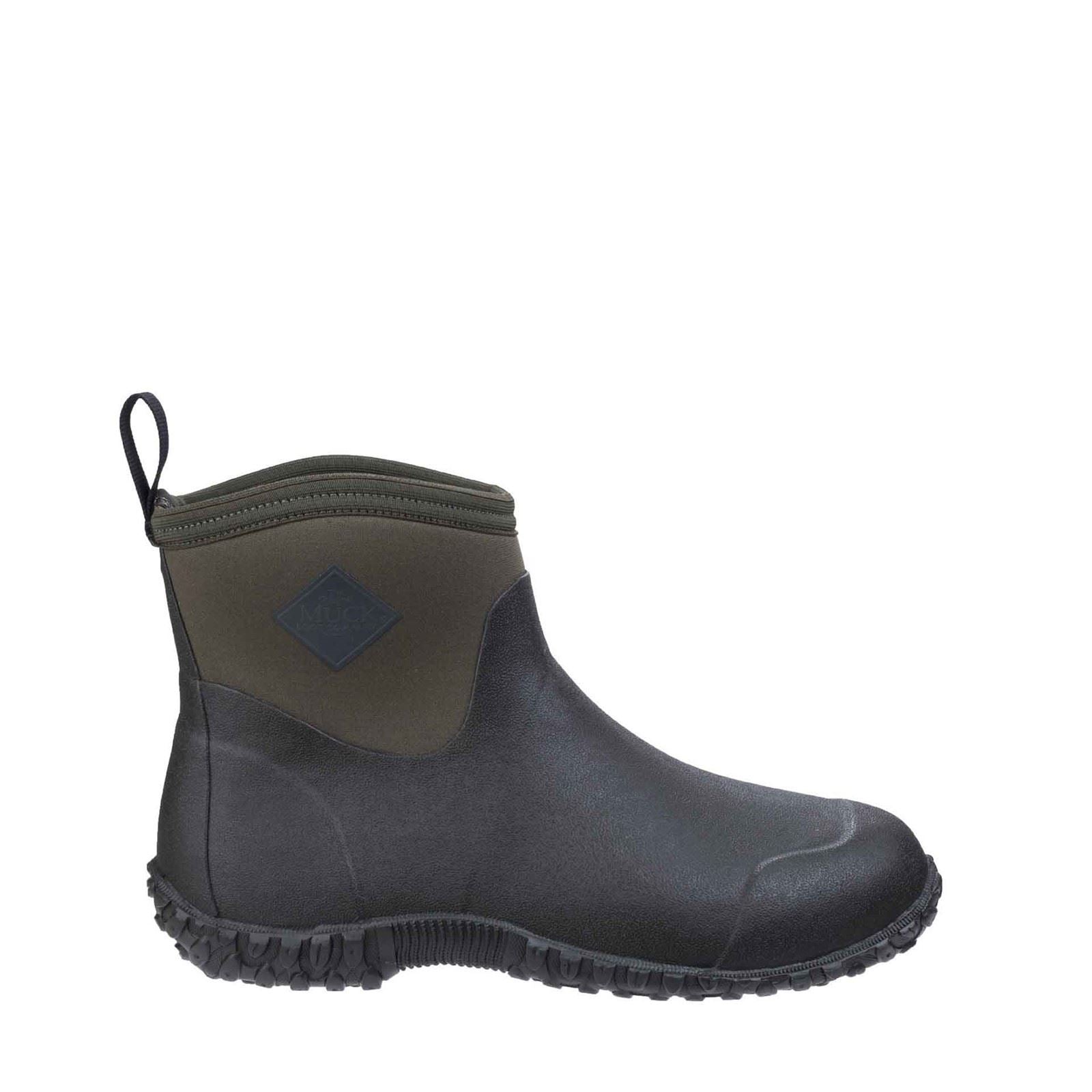 Muck Boots Muckster II Ankle Rubber Black/Moss Wellington Boots