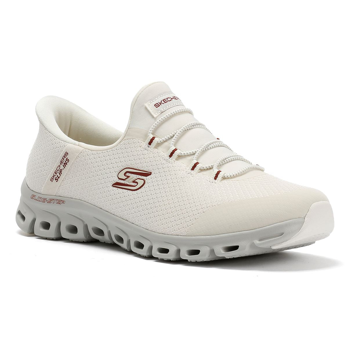 Skechers Slip-Ins Glide Step Vibey Mesh Women's White Trainers