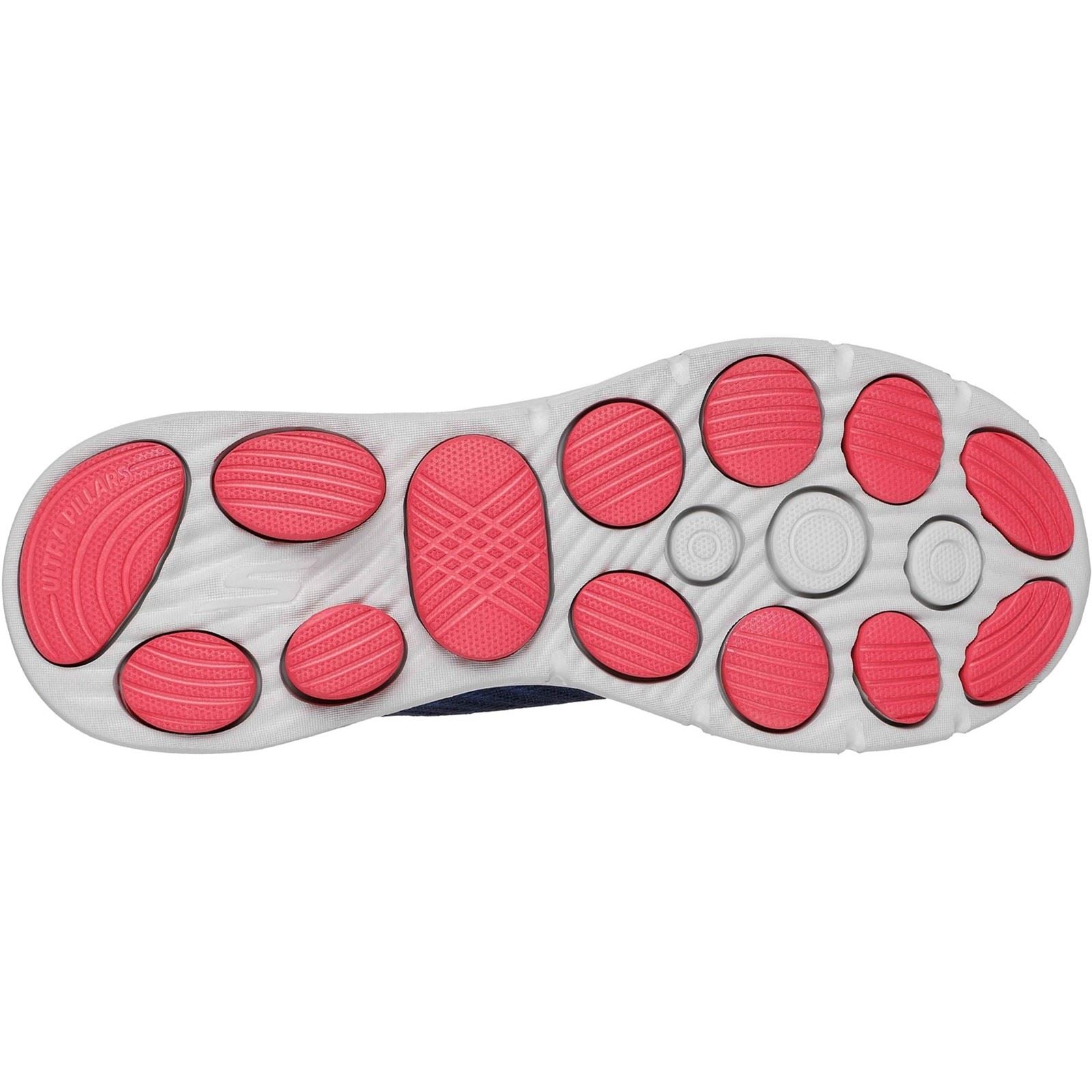 Skechers GO Walk 8 Day Textile Men's Navy/Red Standard Trainers