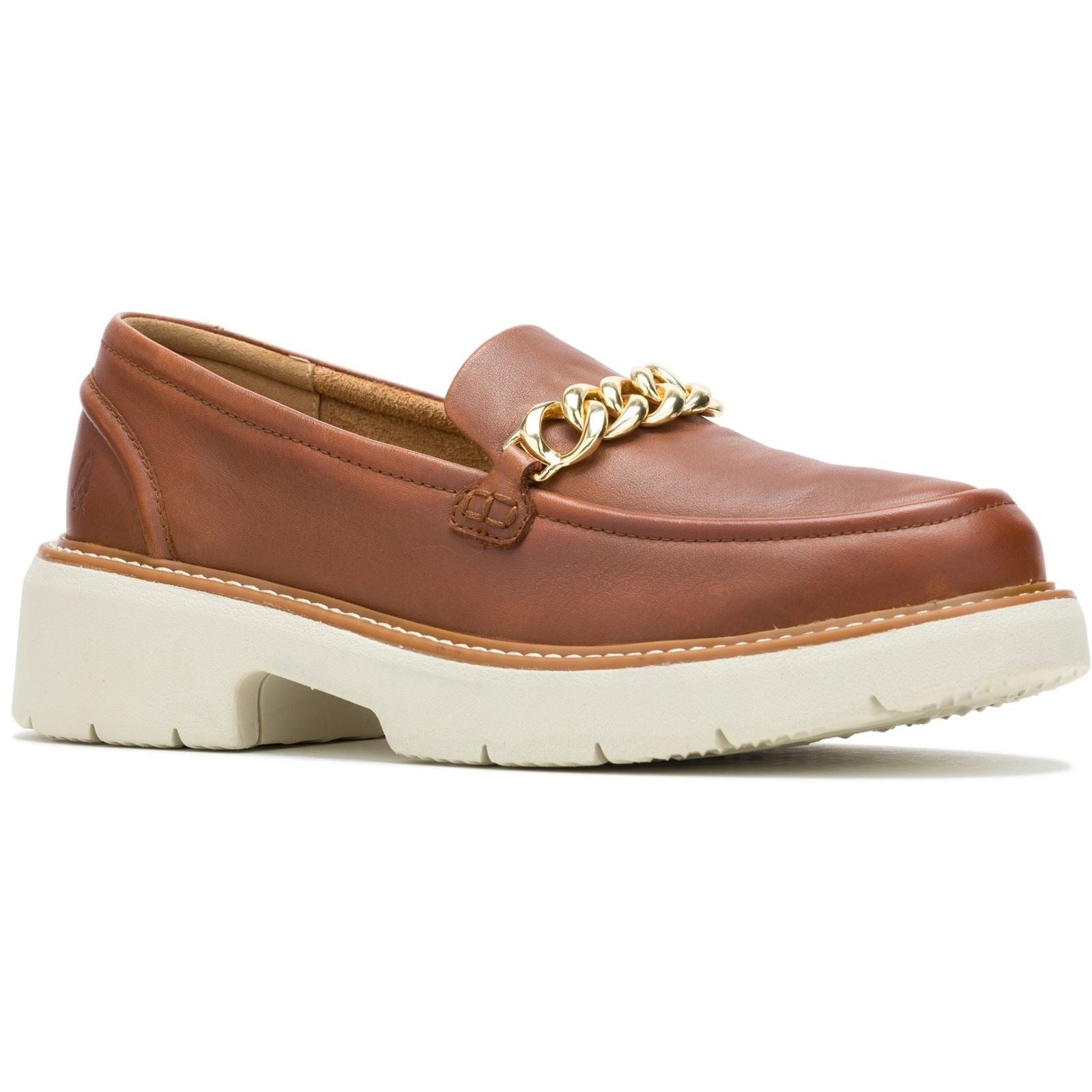 Hush Puppies Jodie Leather Women's Cognac Loafers