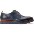 Base London Roly Leather Men's Navy Lace-Up Shoes